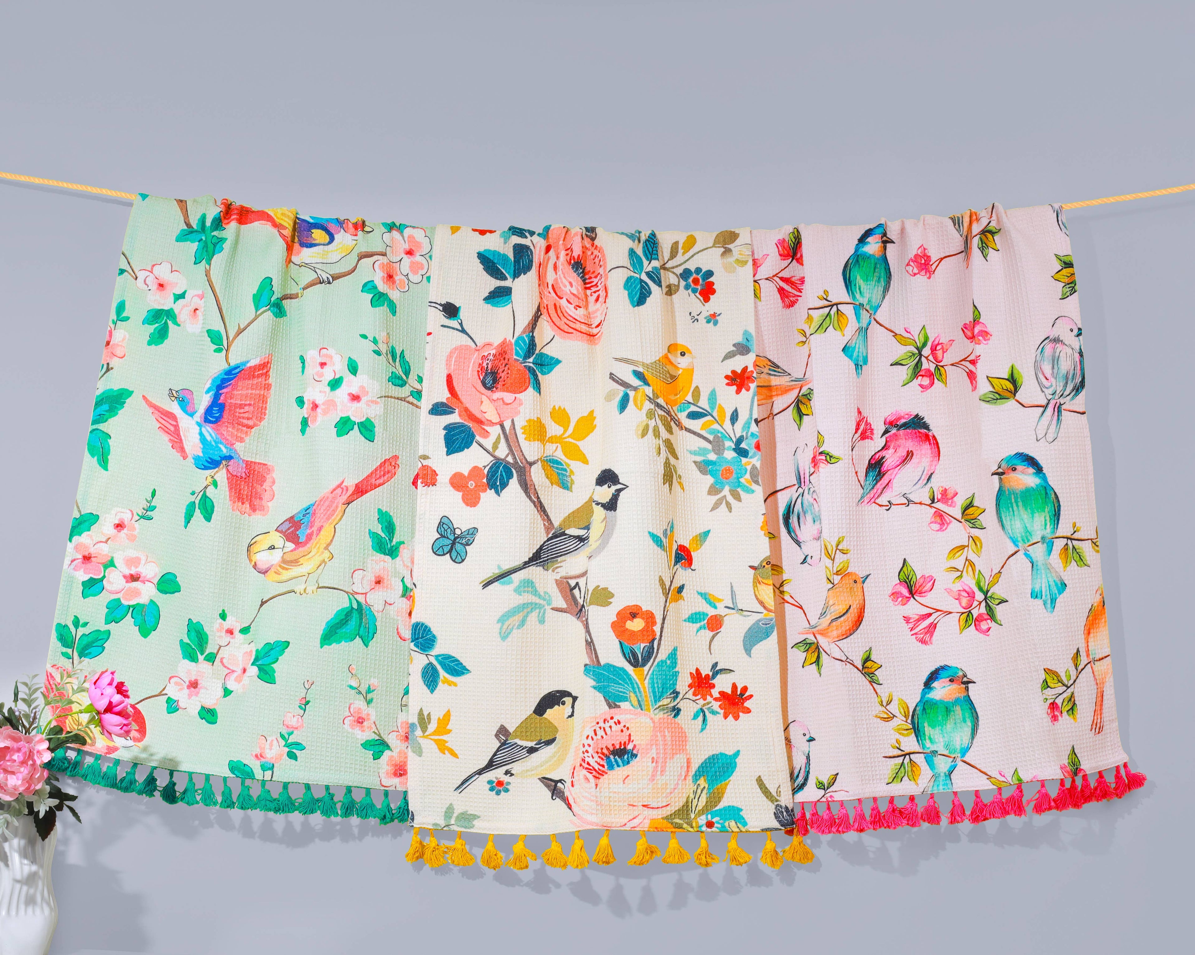 Avian Bloom Kitchen Towel Set
