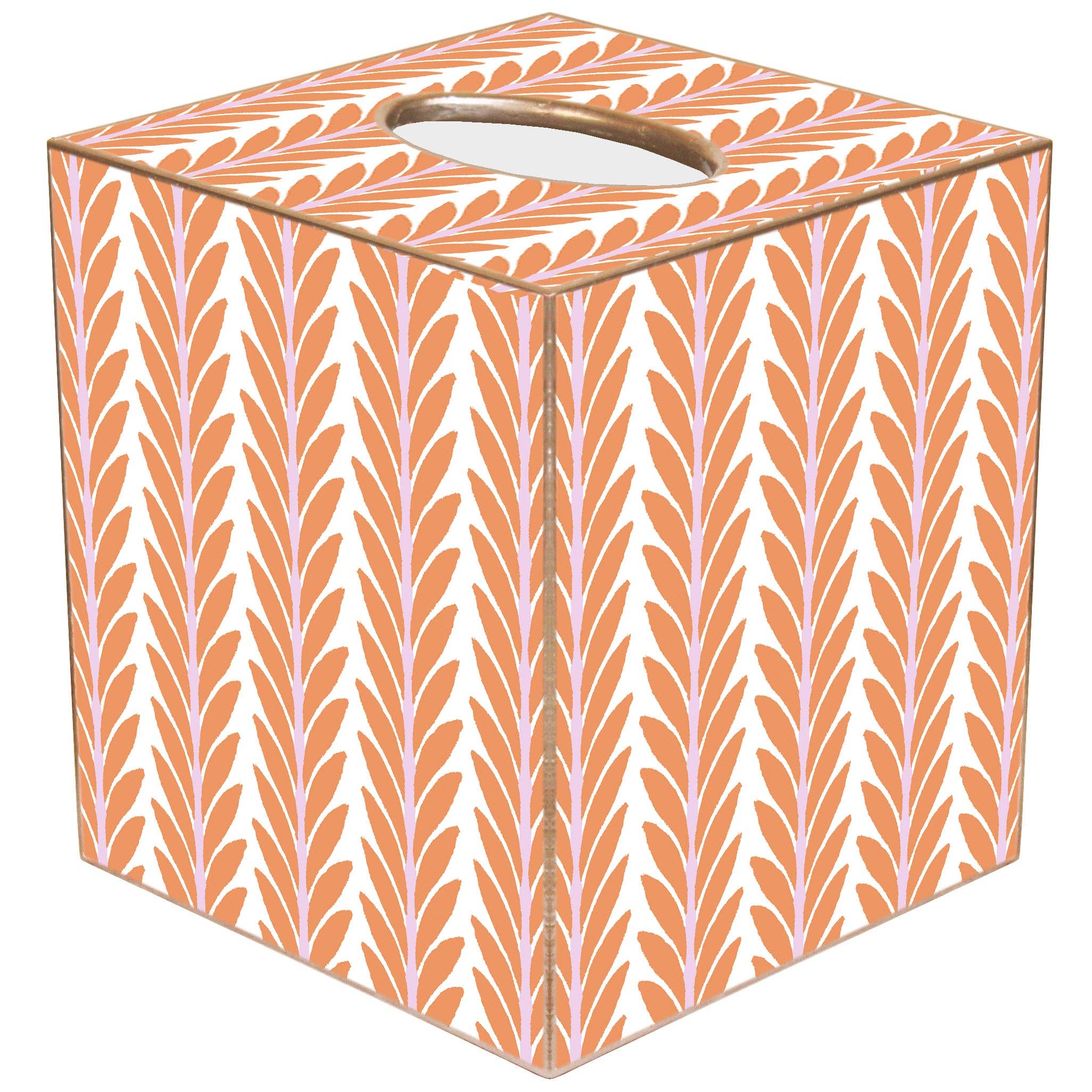 TB9317LP-FRond Orange by Laura Park Tissue Box Cover