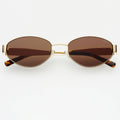 Soho Womens Oval Sunglasses