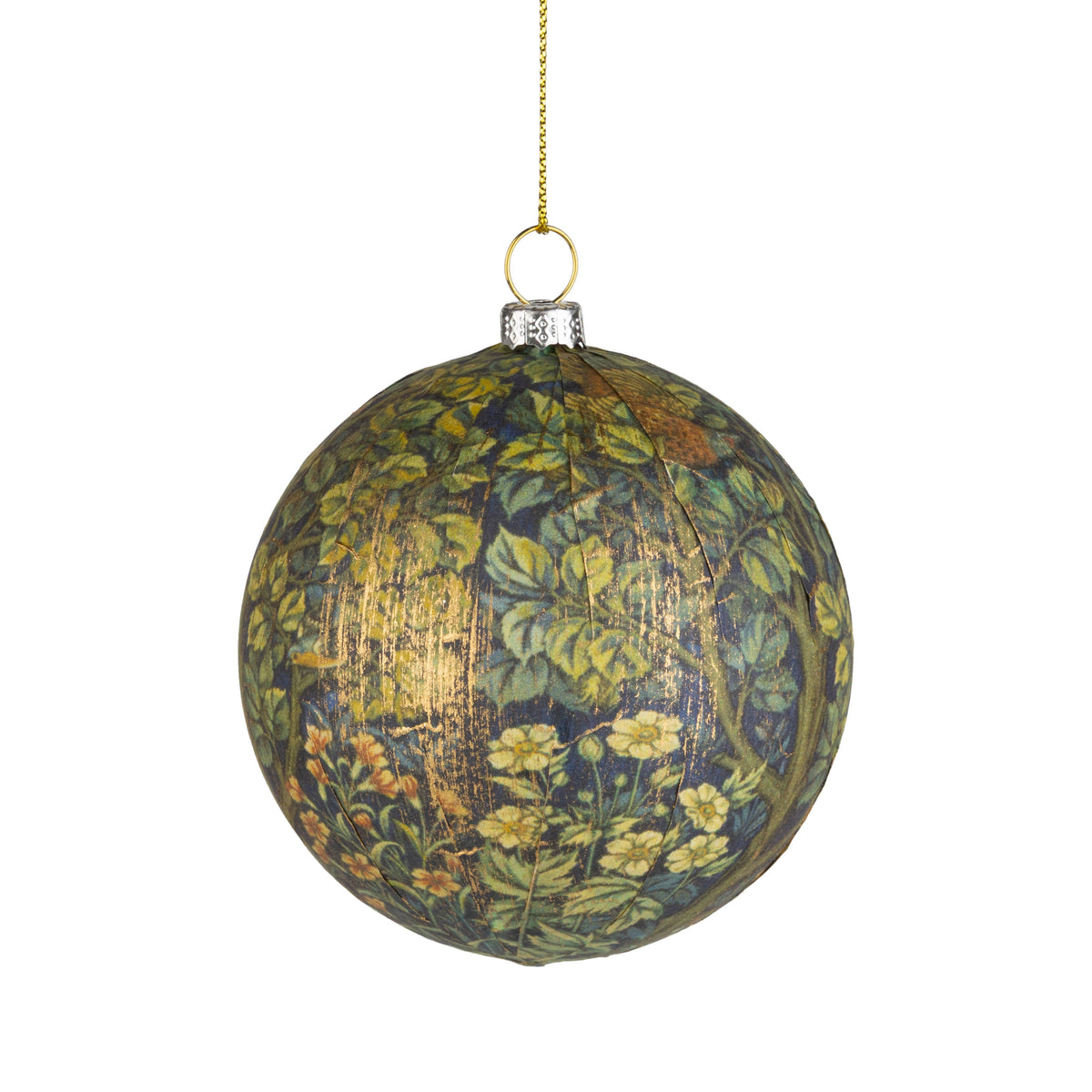 orn teal/grn floral