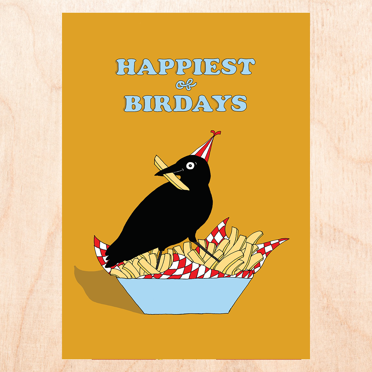 HAPPIEST BIRDAY Birthday Card