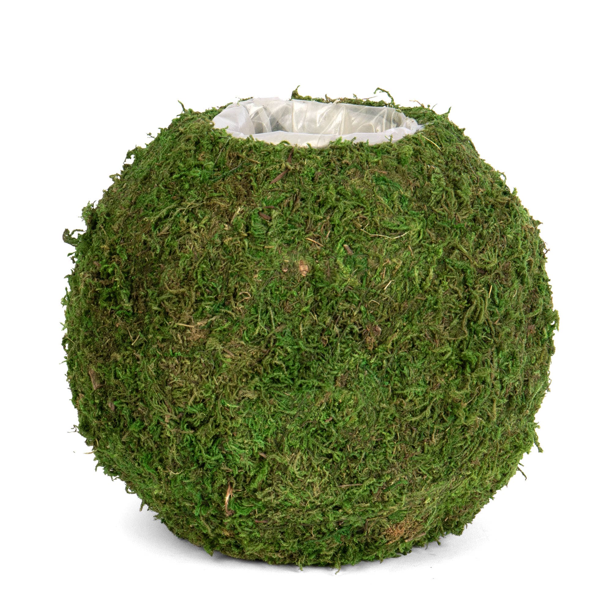 Round Moss Planter w/ Sewn Liner 8.5"