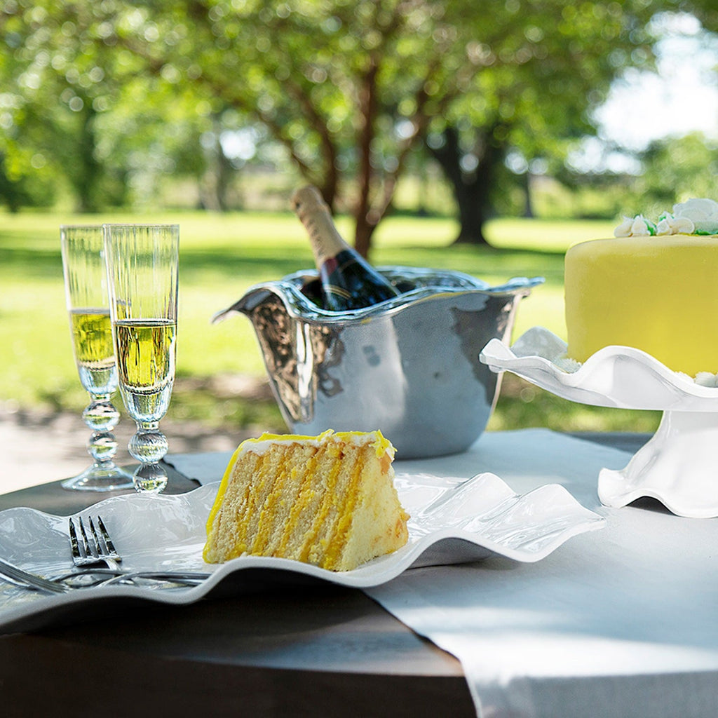 VIDA Havana Long Rectangular Tray (White)