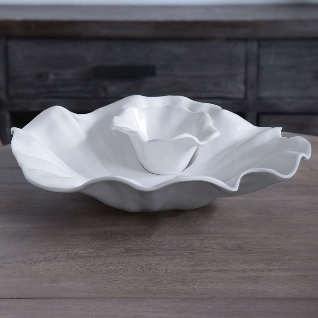 VIDA Bloom Chip and Dip (White)