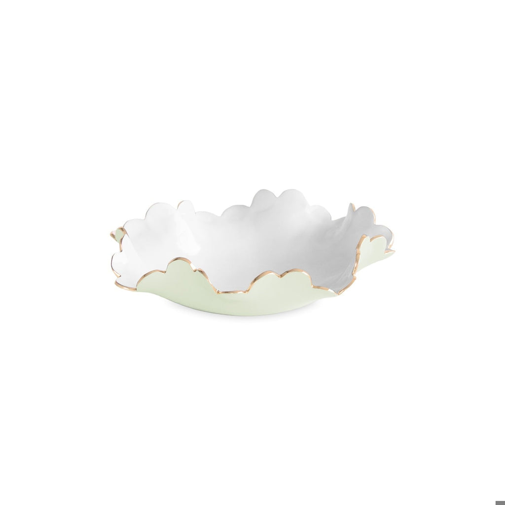 ENCANTO Colette Small Bowl (Pistachio and White)