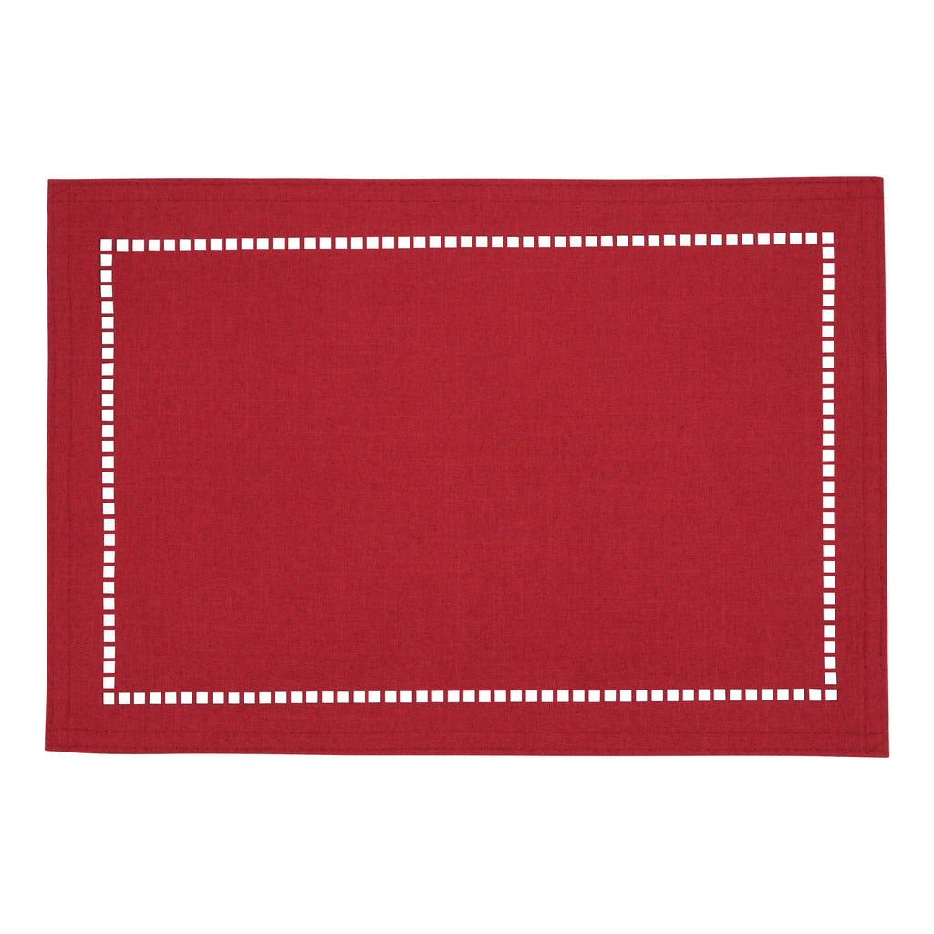 Laser-Cut Hemstitch Placemat