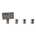 Set/4 Cork Place card holders with cards Silver Plate. SKU #: KMJA102B.