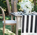 Runner, Portofino Bold Stripe, Black, 90"