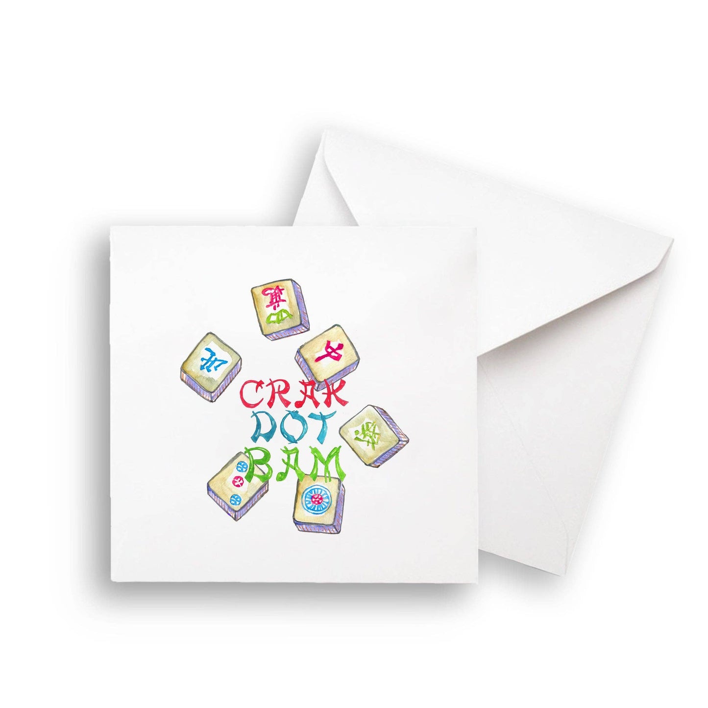 Colorful Mahjong Tiles