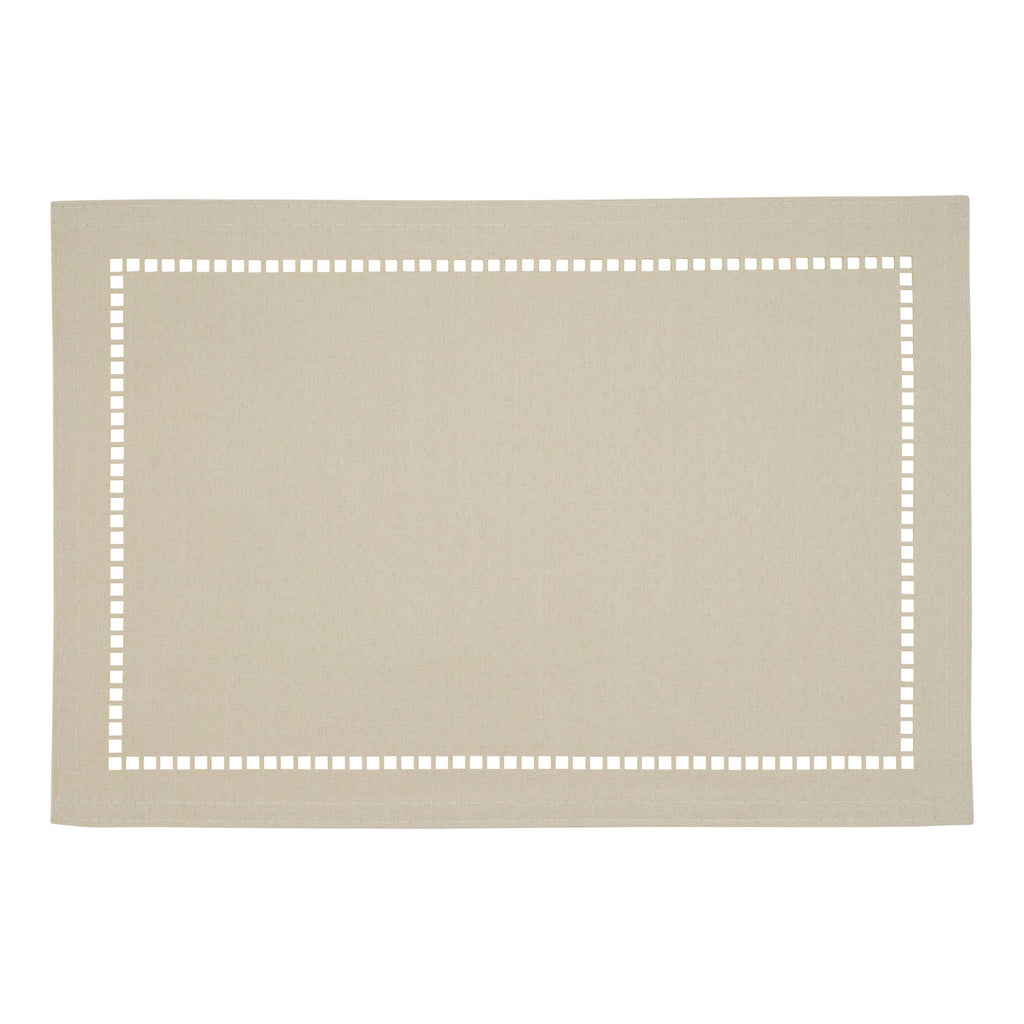 Laser-Cut Hemstitch Placemat