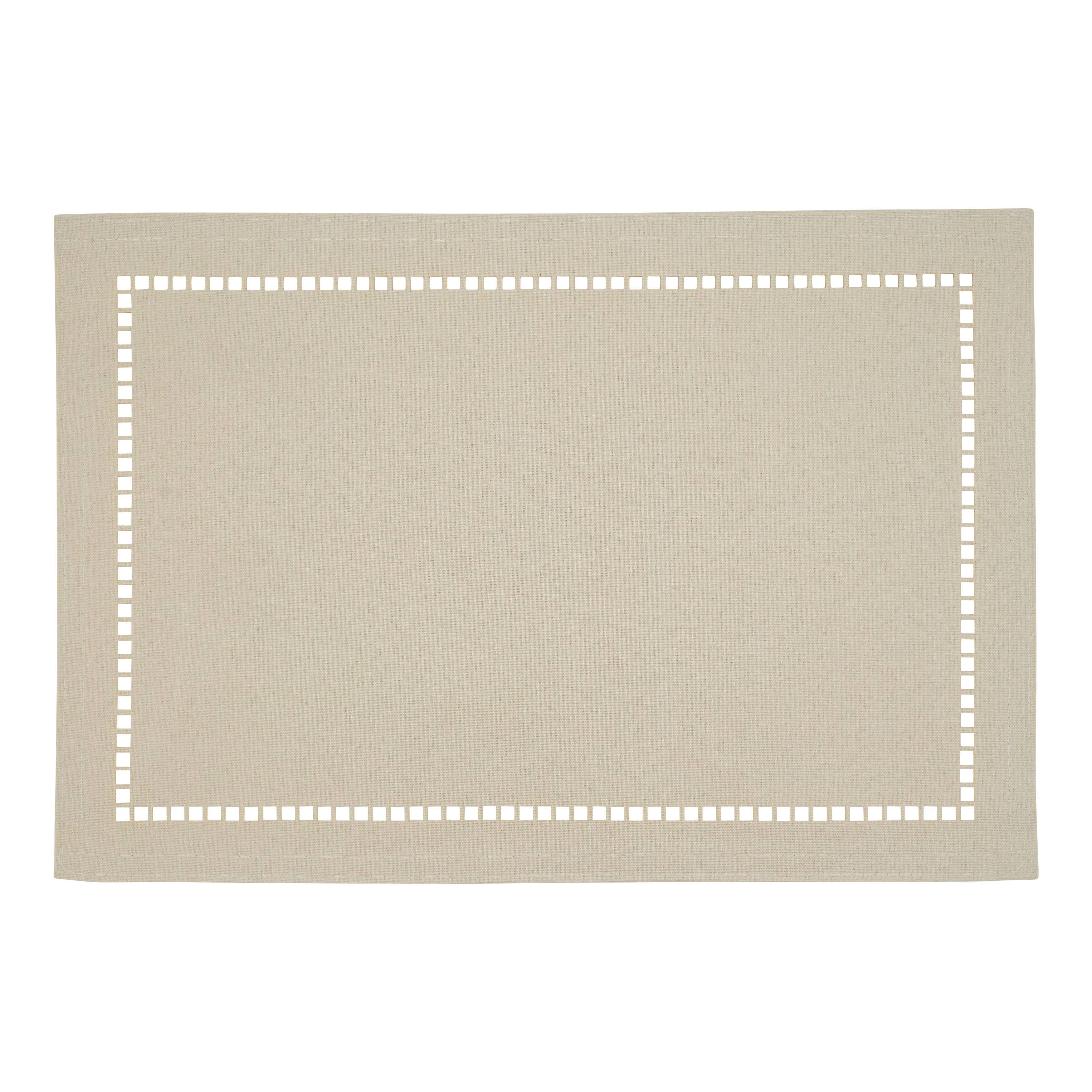 Laser-Cut Hemstitch Placemat