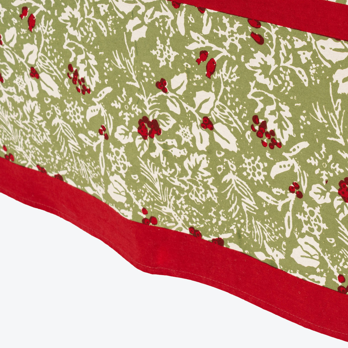 Baies de Houx Red & Green Tablecloth