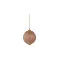4" Blush Shimmer Ball Ornament