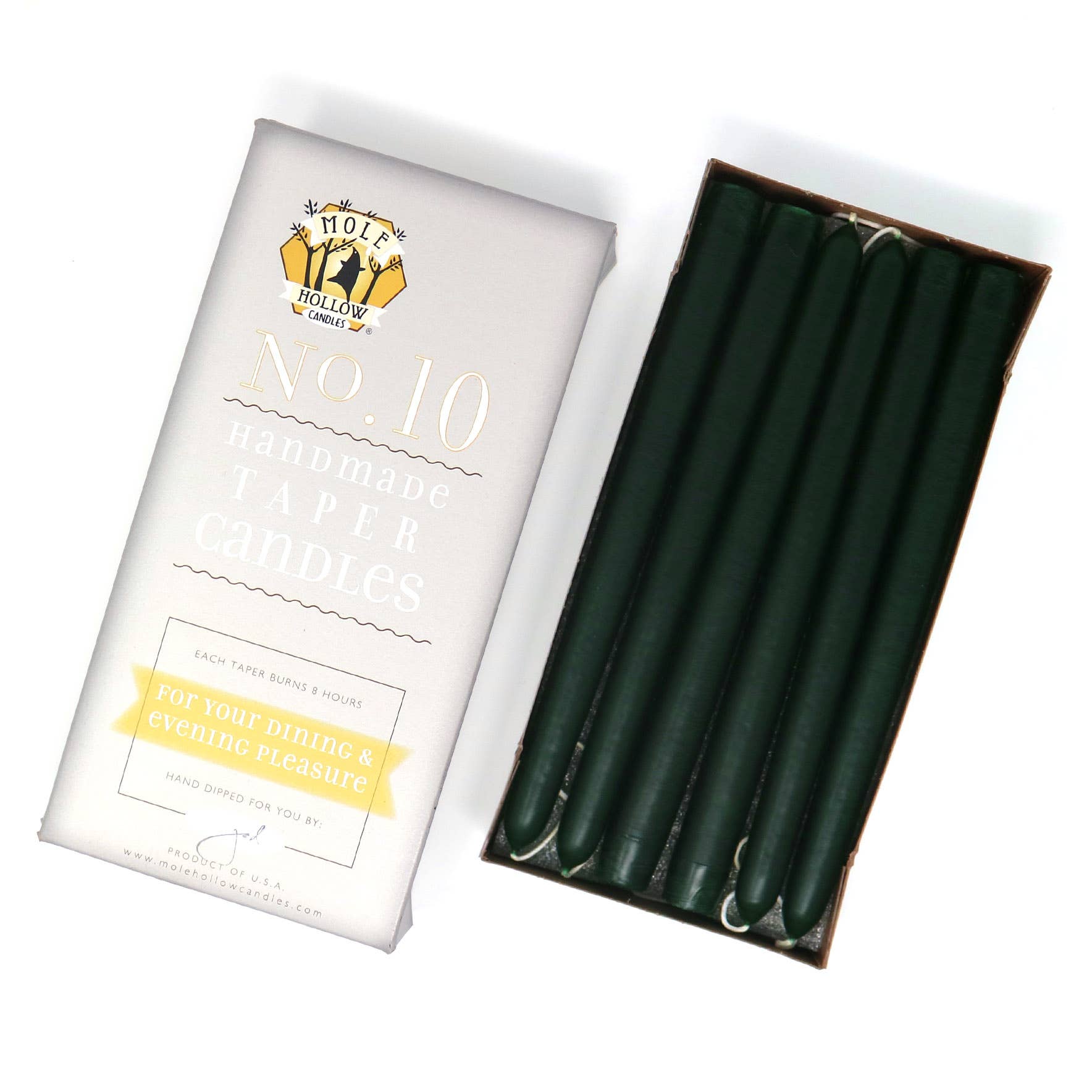 10" Taper Candles - Choose from 39 colors!