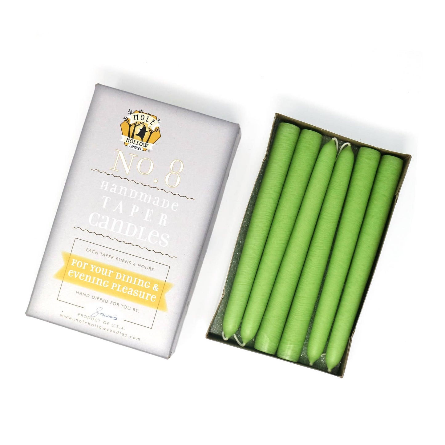 8" Taper Candles - Choose from 39 colors!