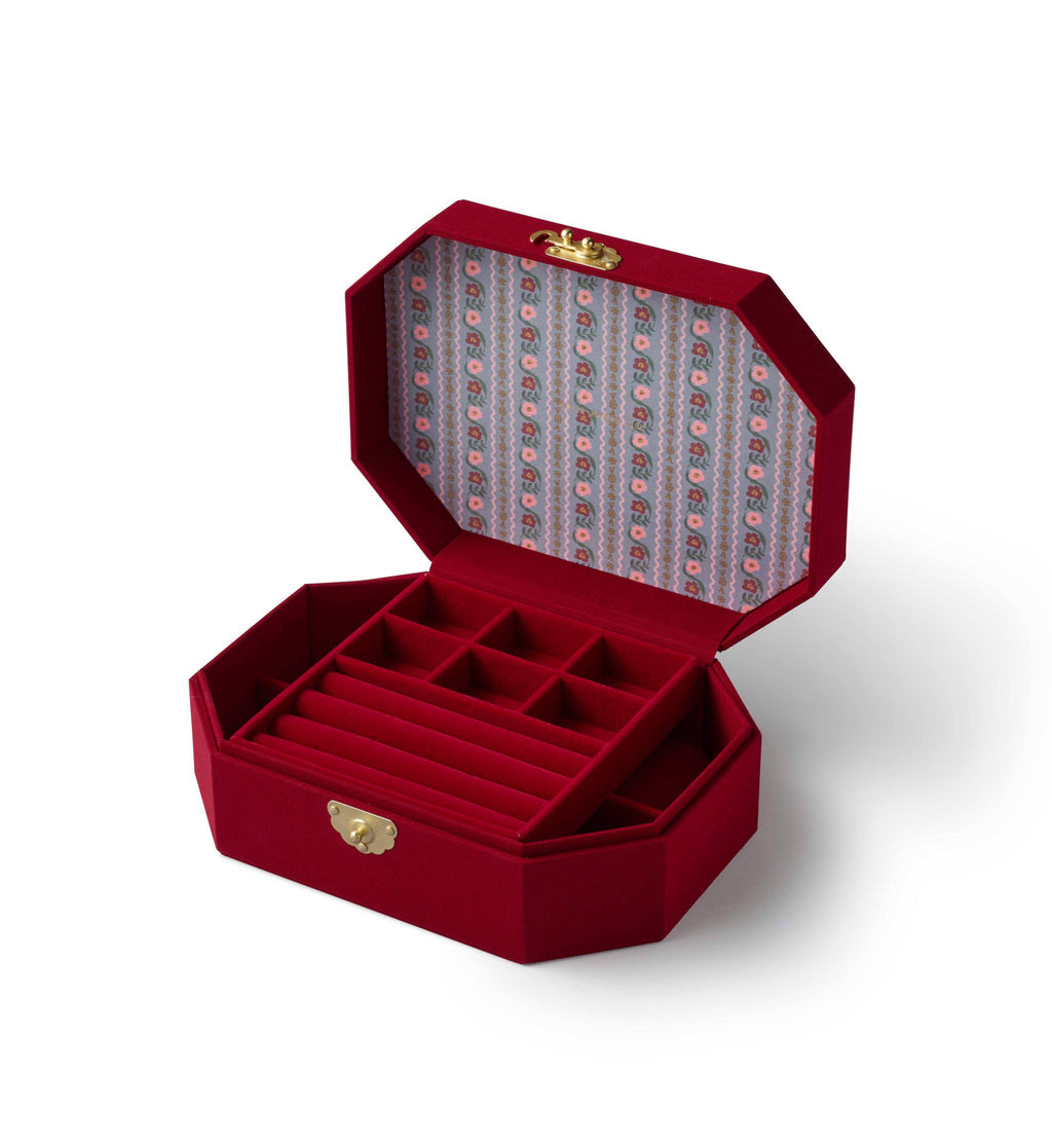 Gemma Embroidered Jewelry Box