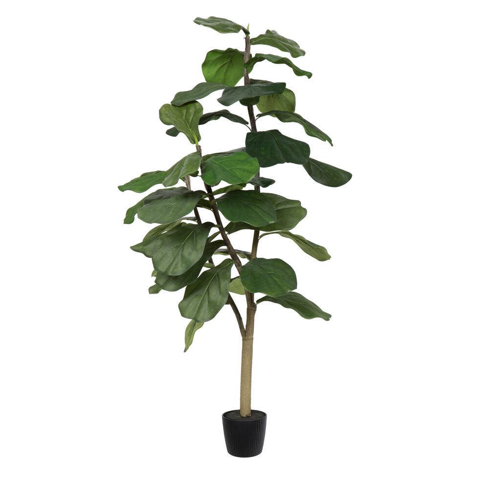 Vickerman 4' Potted Fiddle Tree 39Lvs