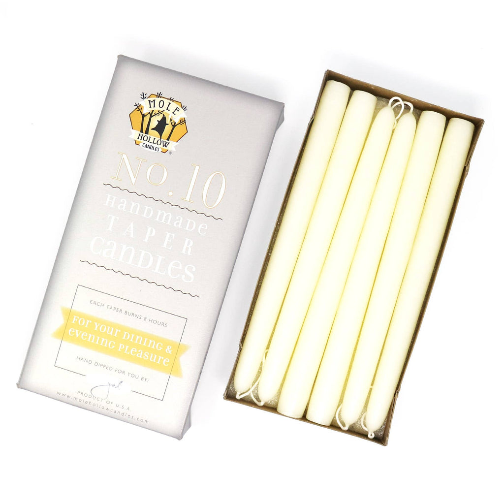 10" Taper Candles - Choose from 39 colors!