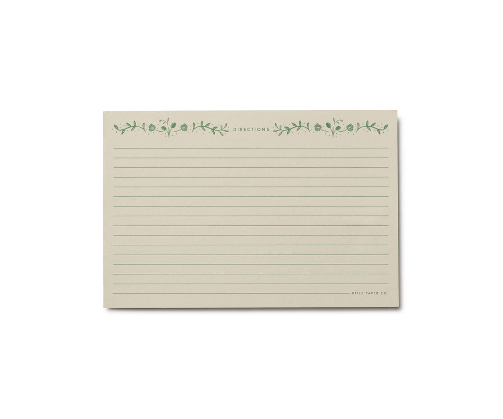 Pack of 12 Artichoke Recipe Cards
