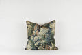 Yudi Pillow - Tapestry Pillow with velvet backing and piping