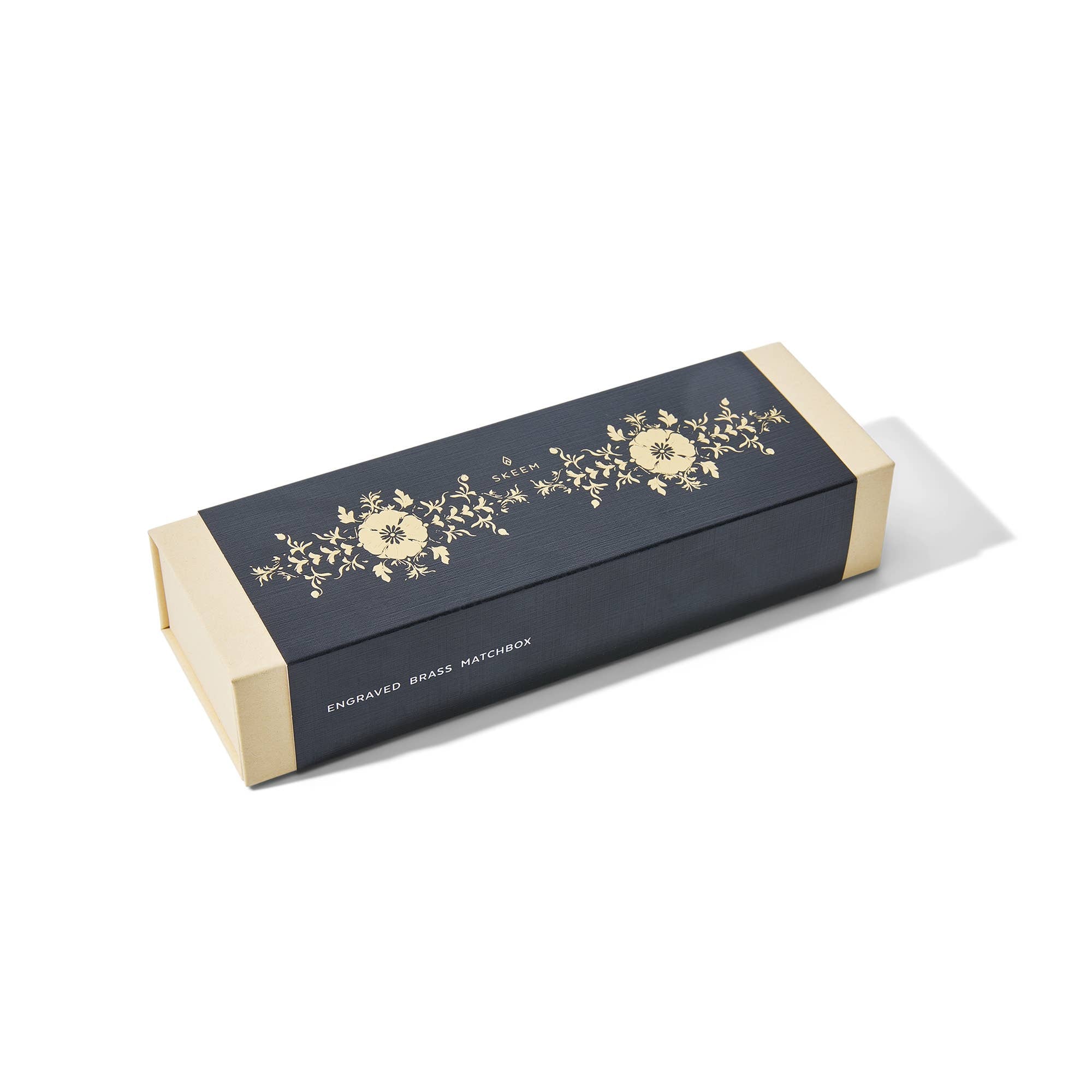Gilded Brass Matchbox with Black Tassel