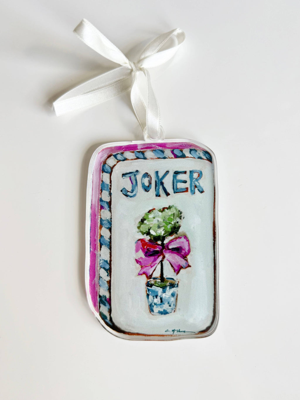 "Mahjong Chic" ornament