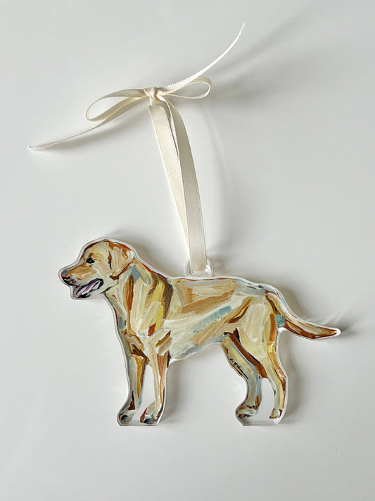 "Yellow Lab" ornament