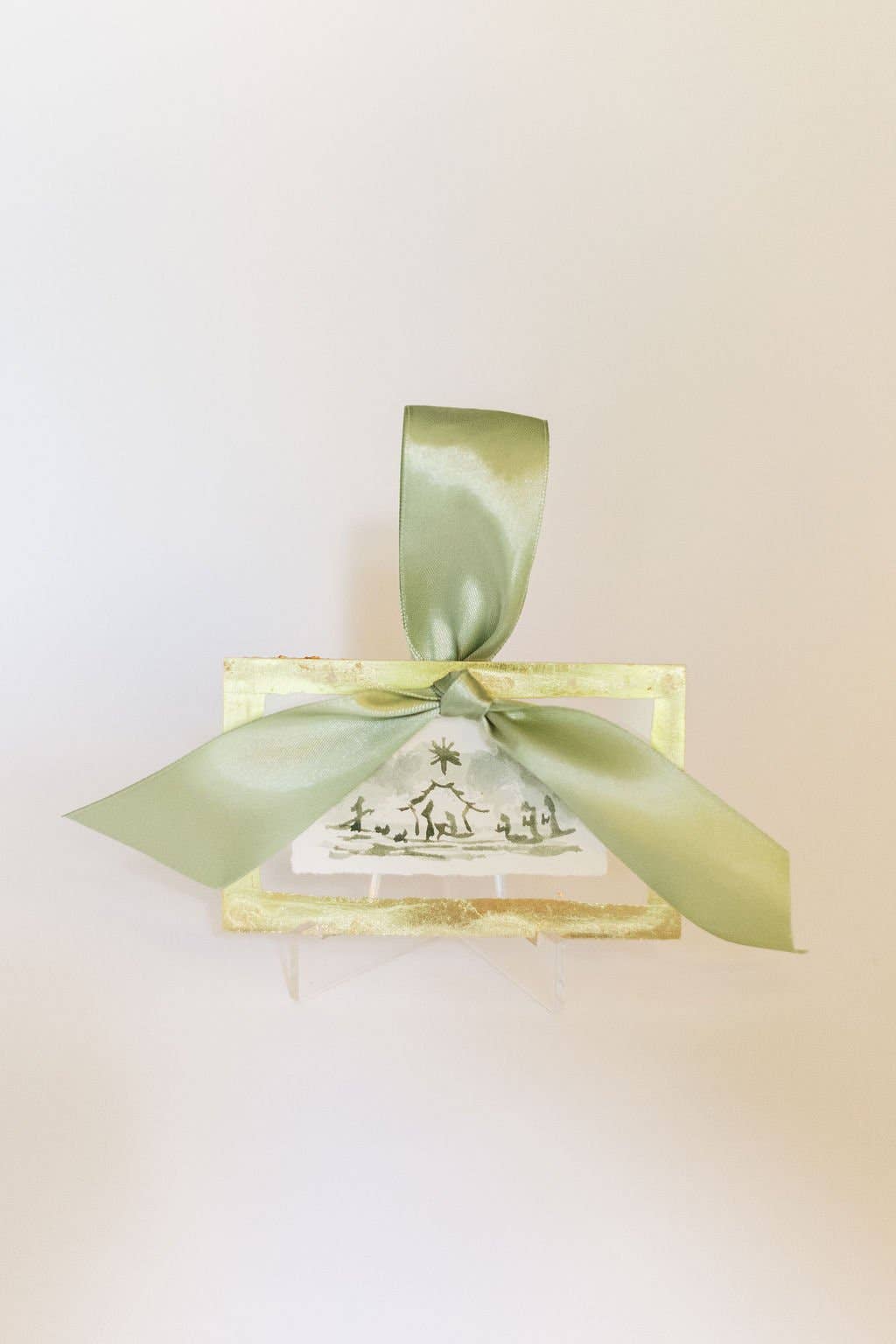 The Christmas Story - Hand Painted Watercolor Ornament
