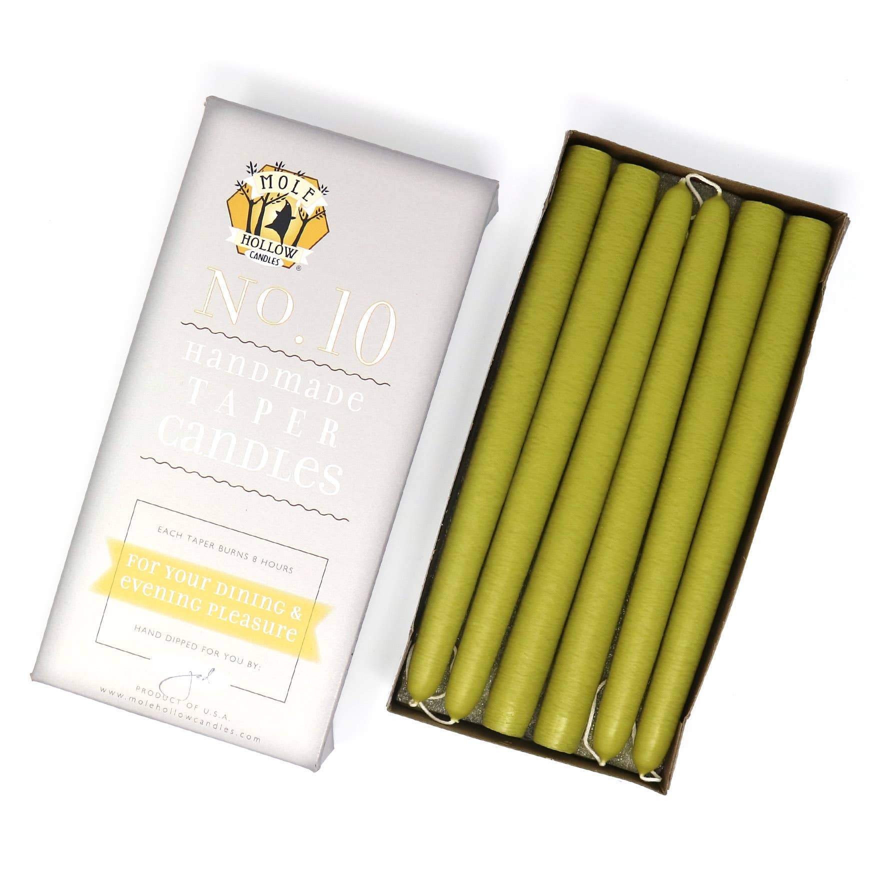 10" Taper Candles - Choose from 39 colors!