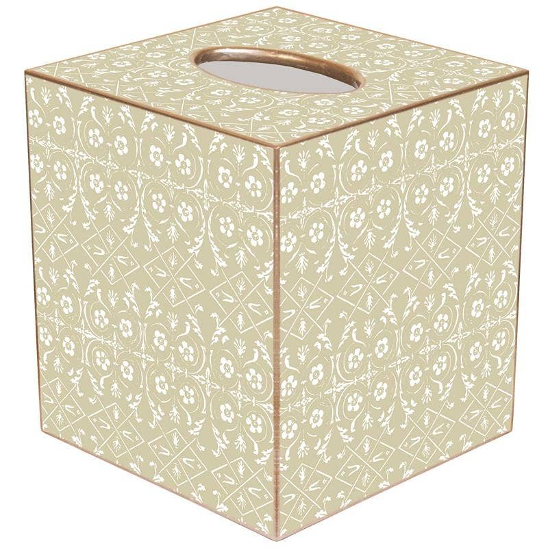 Spring Tan Tissue Box Cover