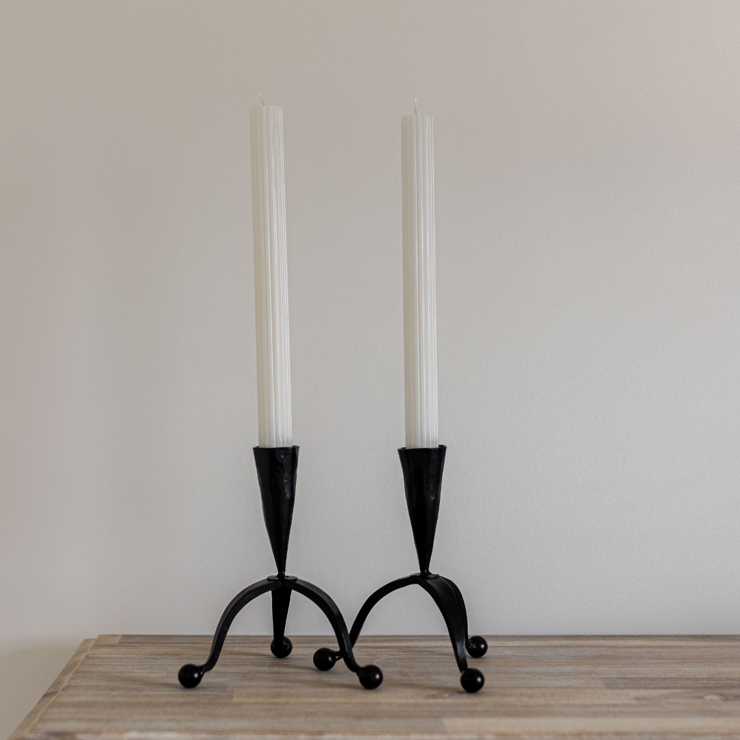 Iron Taper Candle Holder