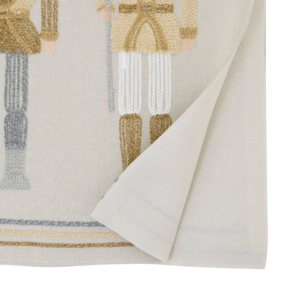 Nutcracker Holiday Linen Blend Table Runner