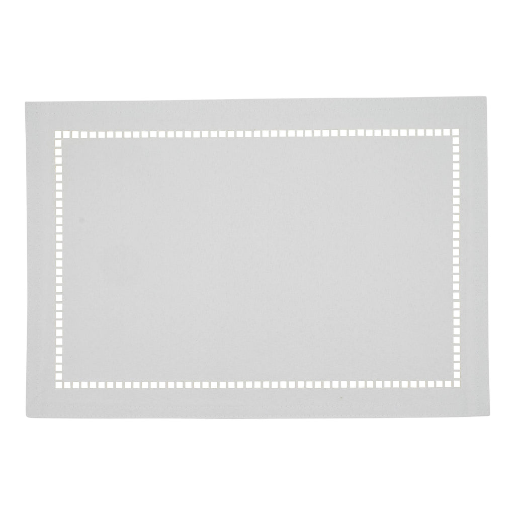 Laser-Cut Hemstitch Placemat
