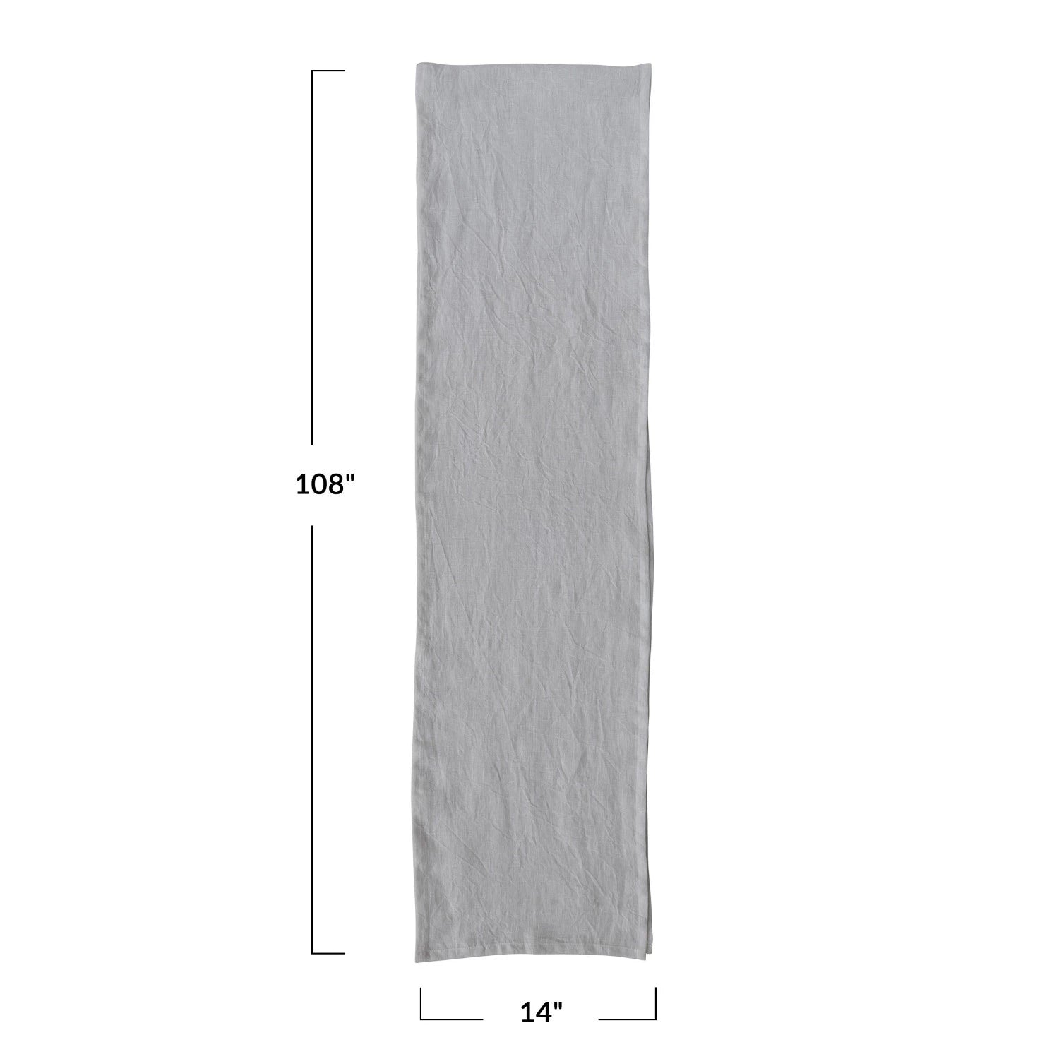 Stonewashed Linen Table Runner