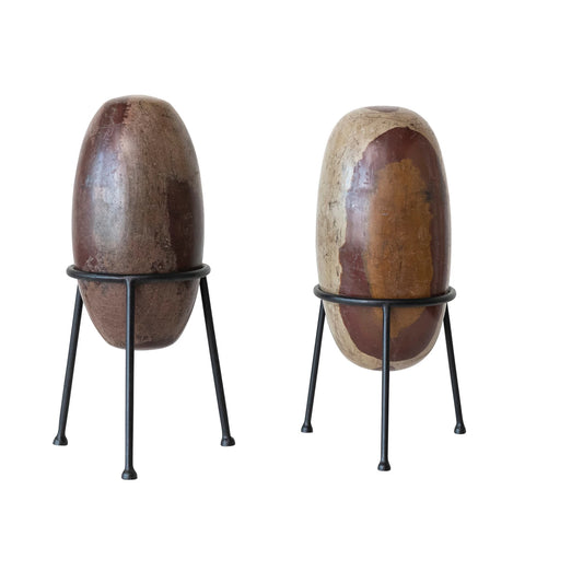 Granite Stone w/ Metal Stand