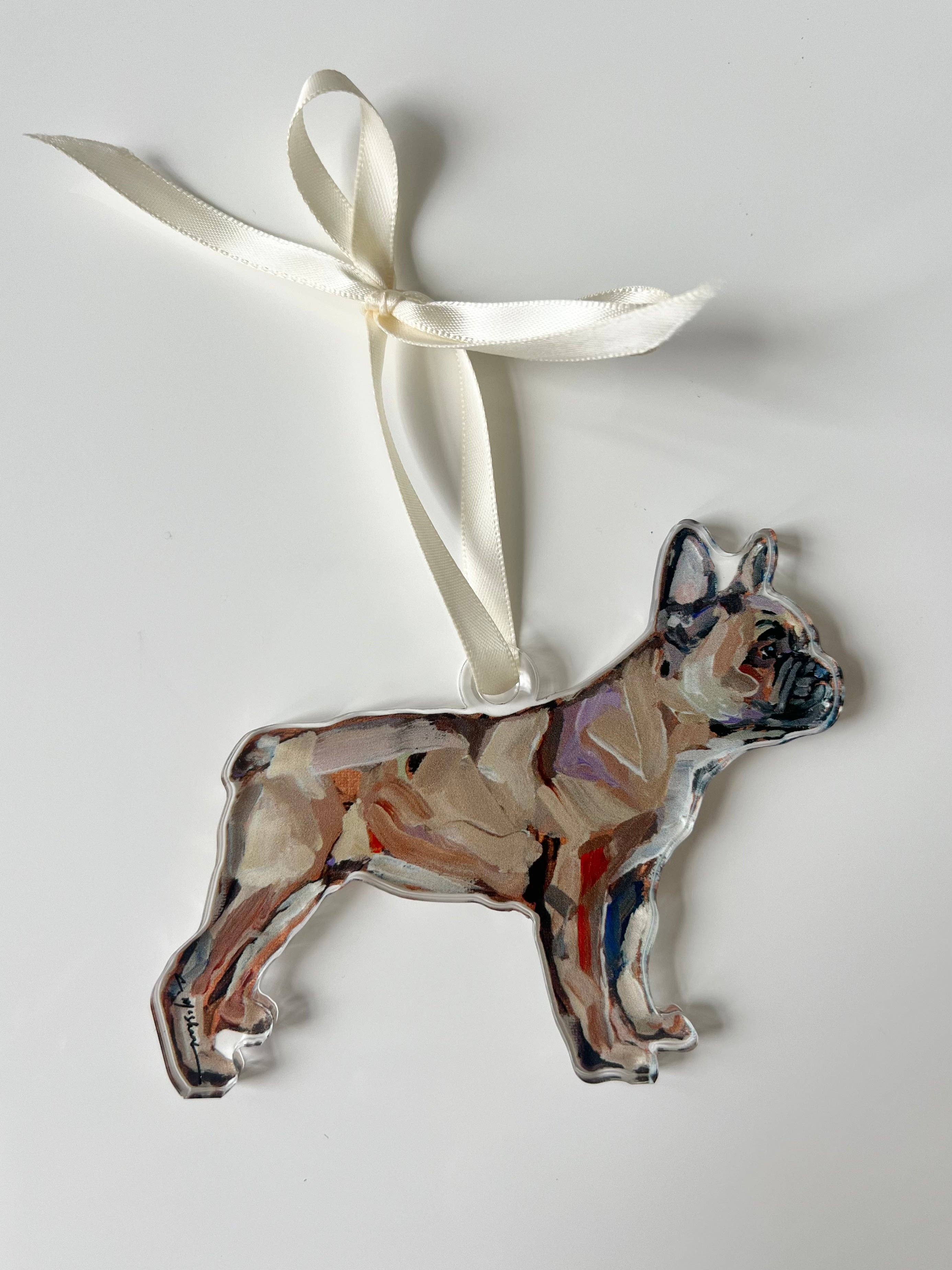 "Frenchie blonde" ornament