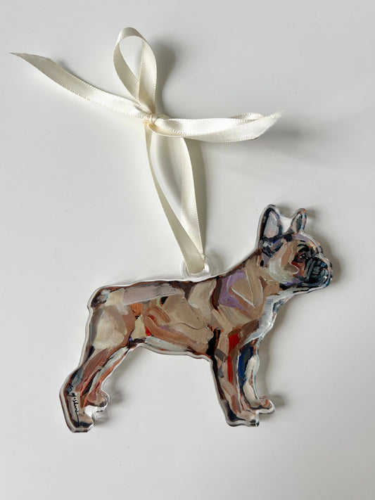 "Frenchie blonde" ornament