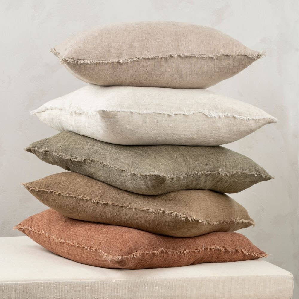 20x20 Lina Linen Pillow Chambray