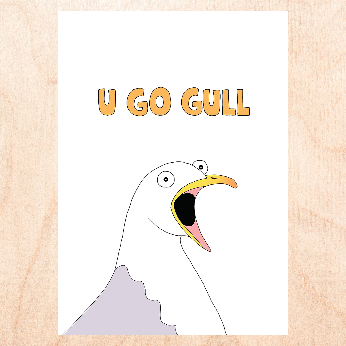 U GO GULL Congratulations Card