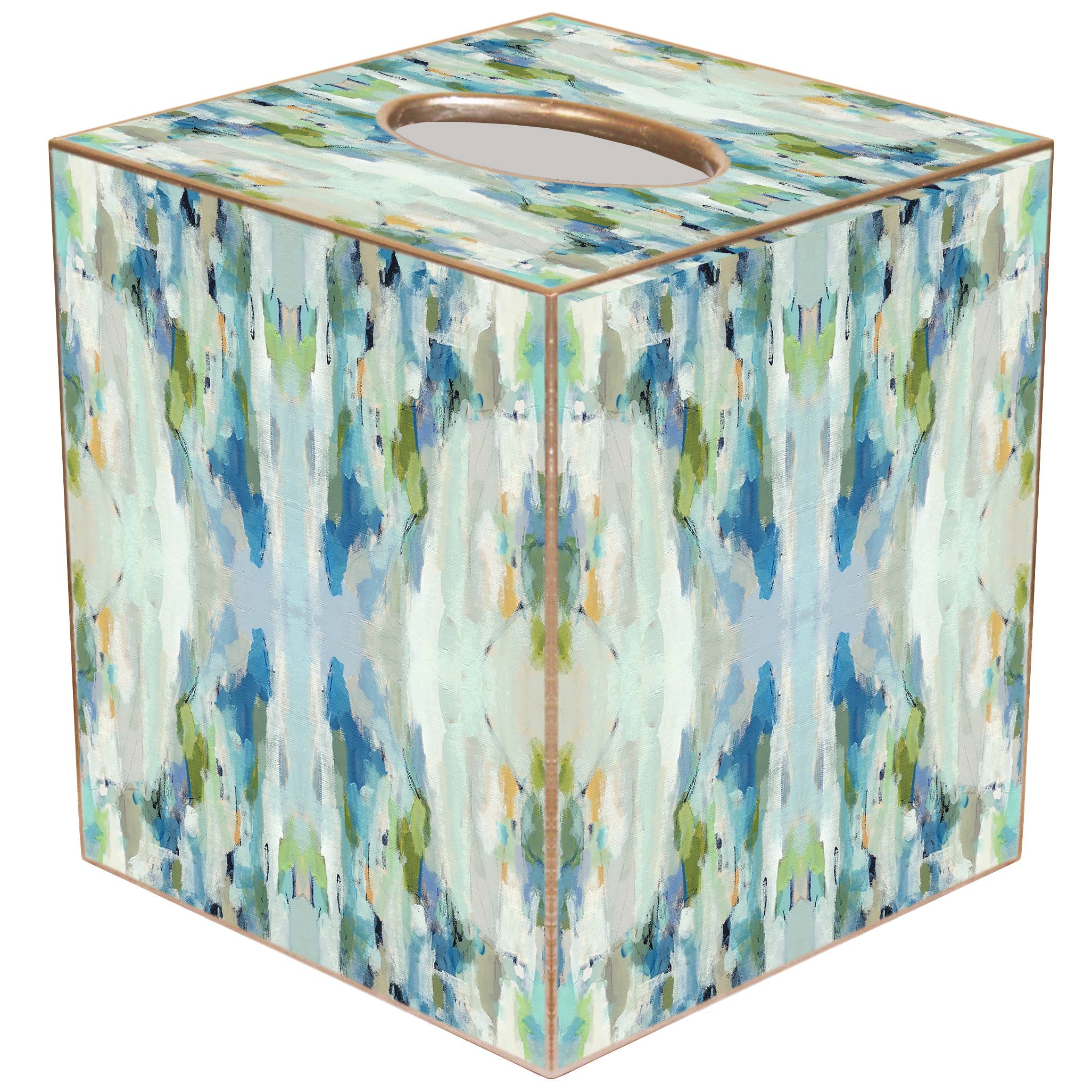 Wintergreen Tissue Box Cover by Laura Park