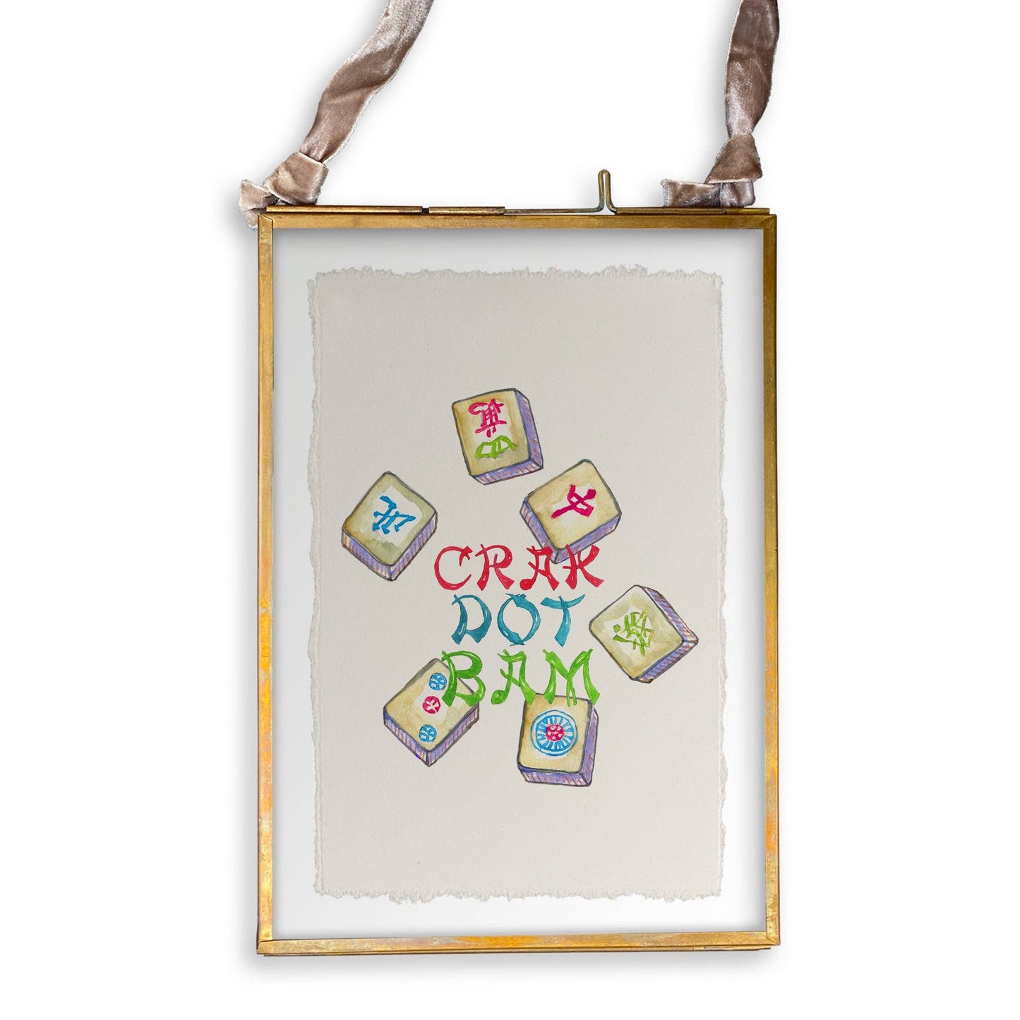 Colorful Mahjong Tiles