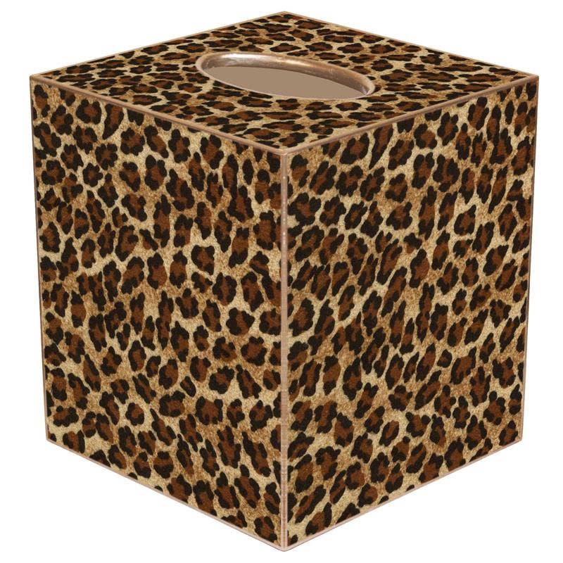 TB374 Leopard Tissue Box Cover