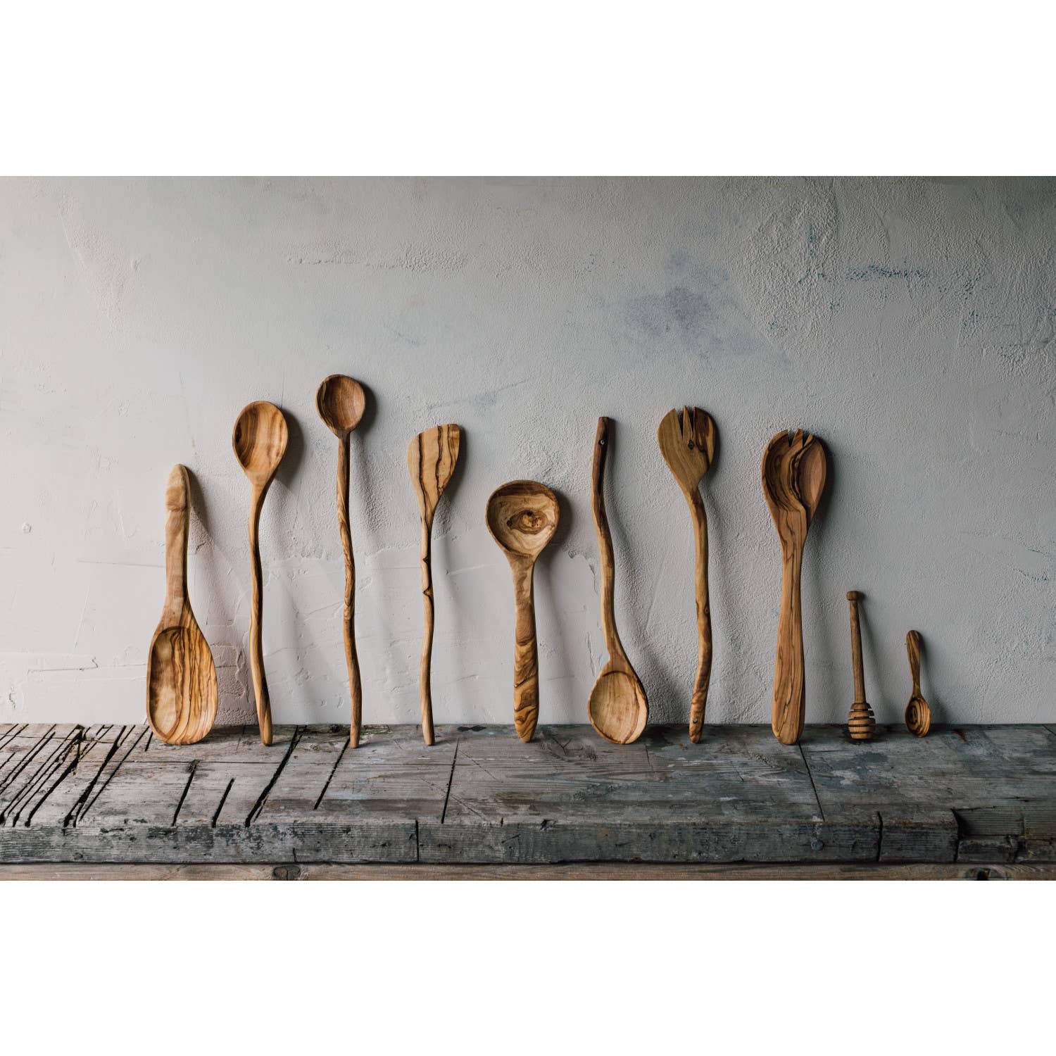 Olive Wood Slotted Spatula