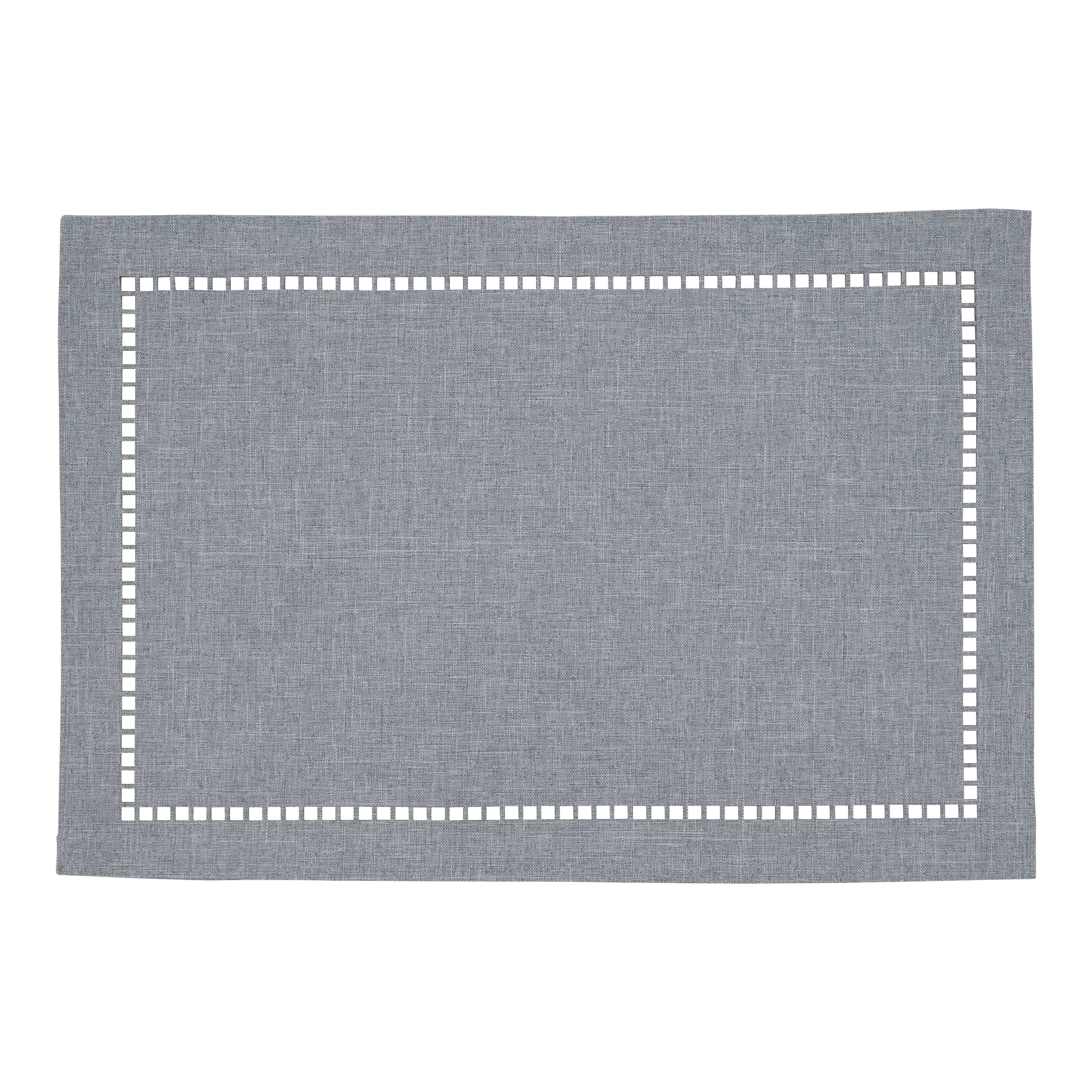 Laser-Cut Hemstitch Placemat