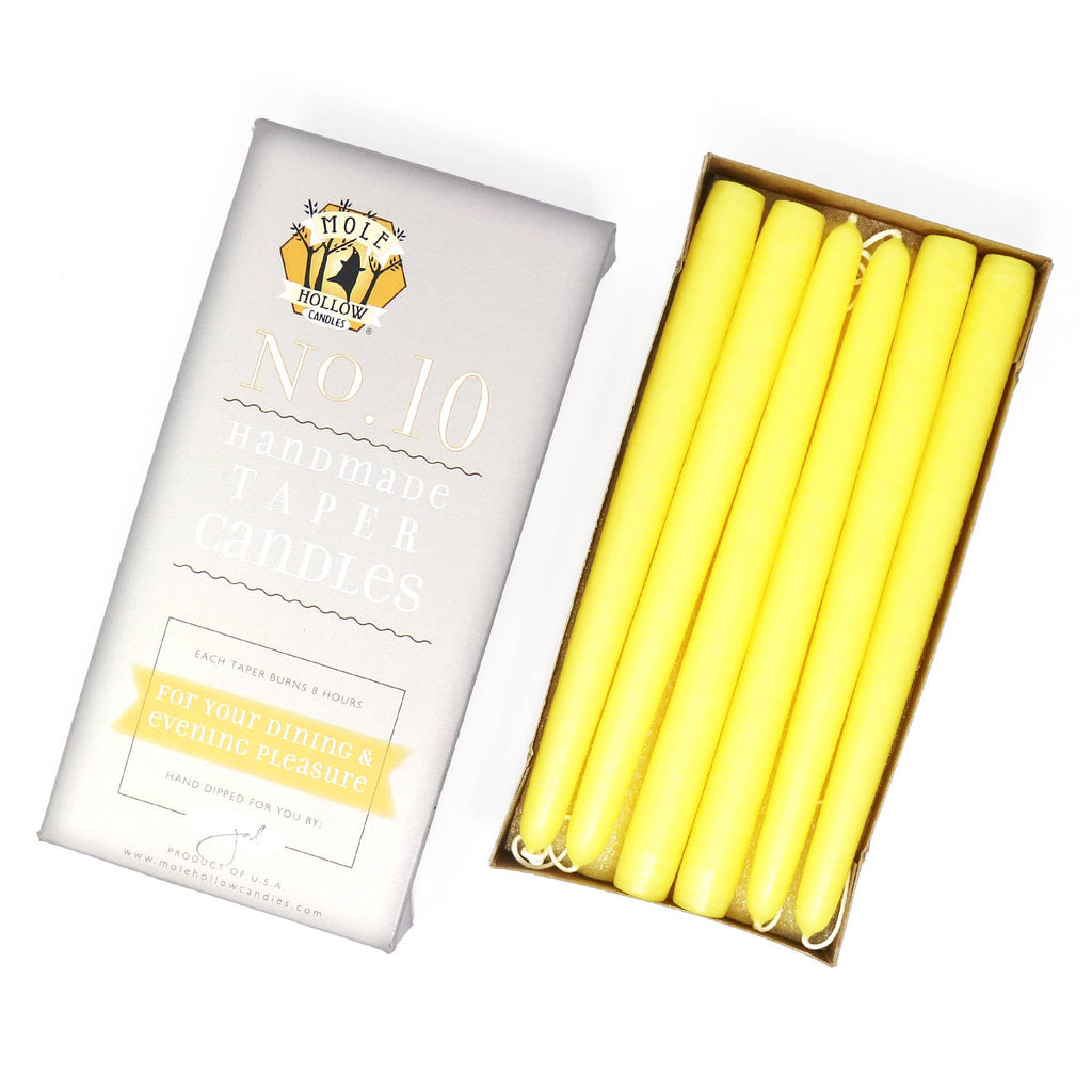 10" Taper Candles - Choose from 39 colors!
