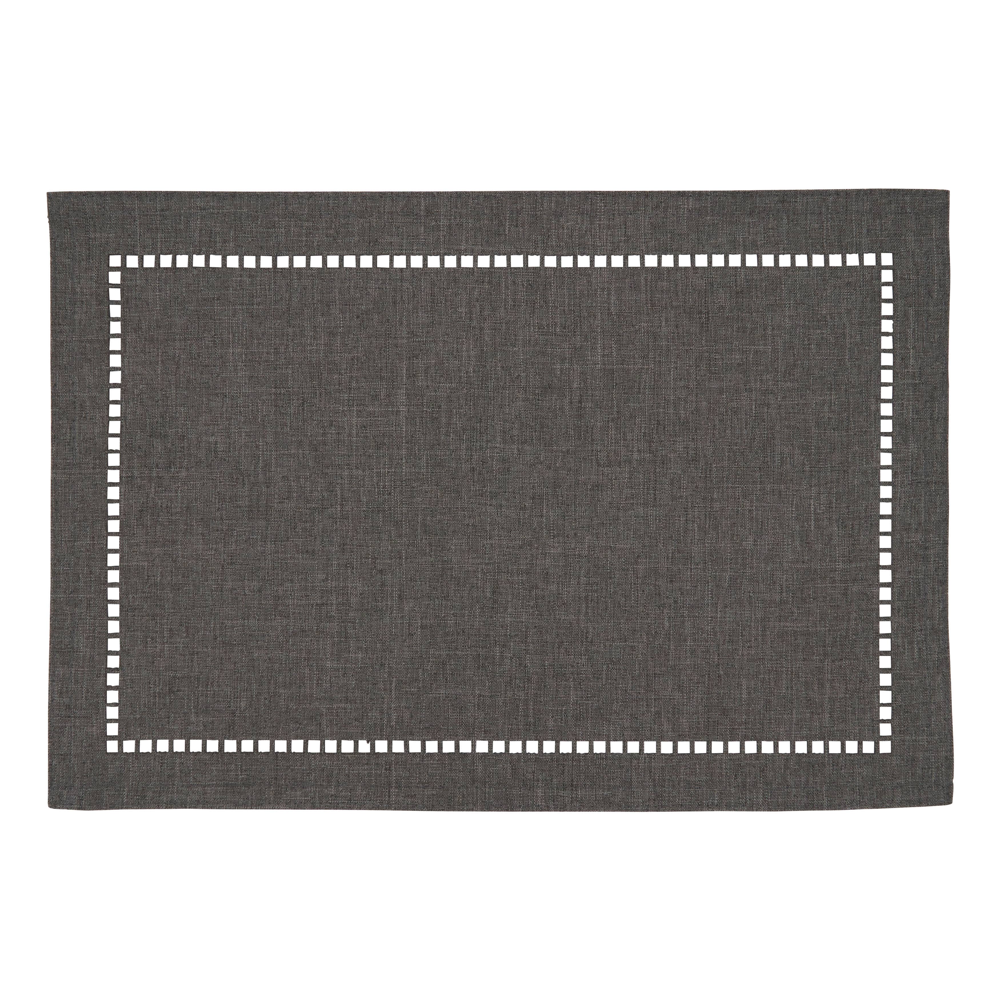 Laser-Cut Hemstitch Placemat