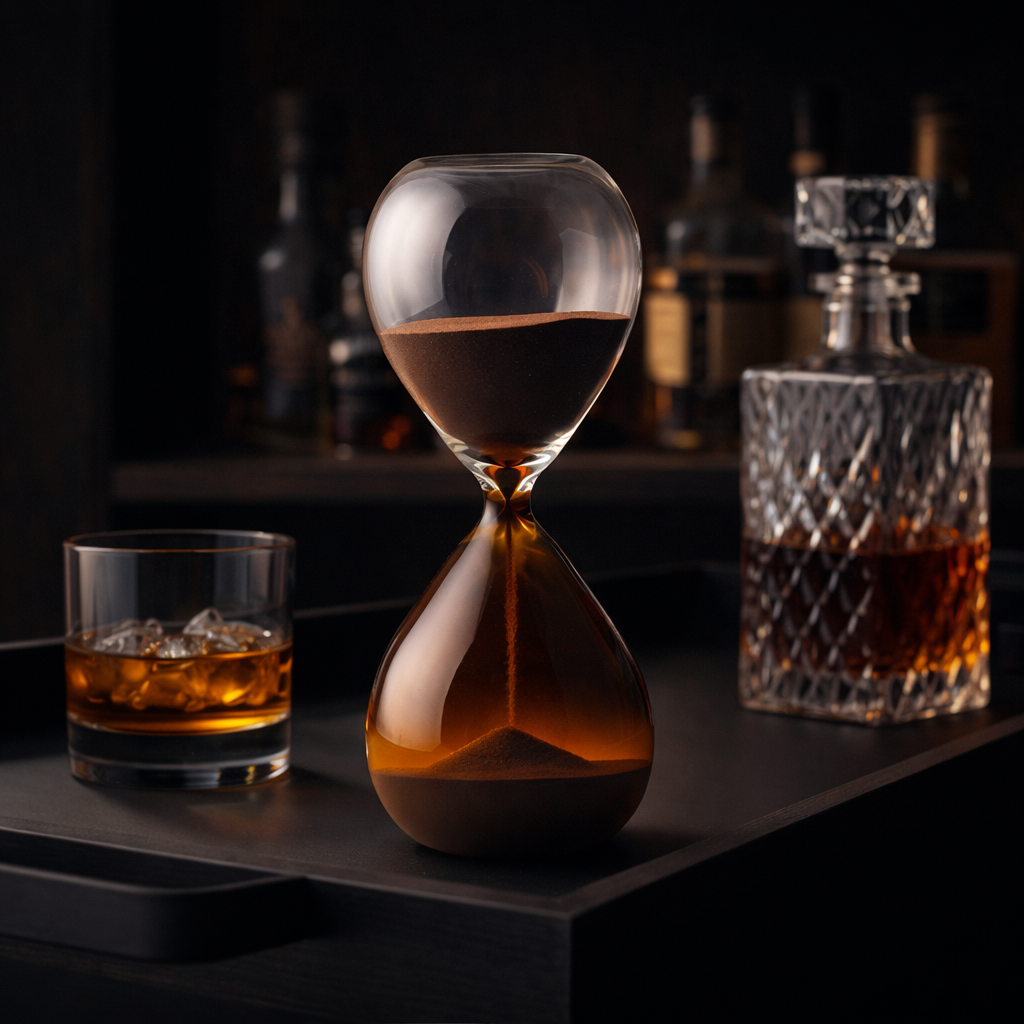 Pasadena 60 Minute Block Sand Timer with Amber Sand