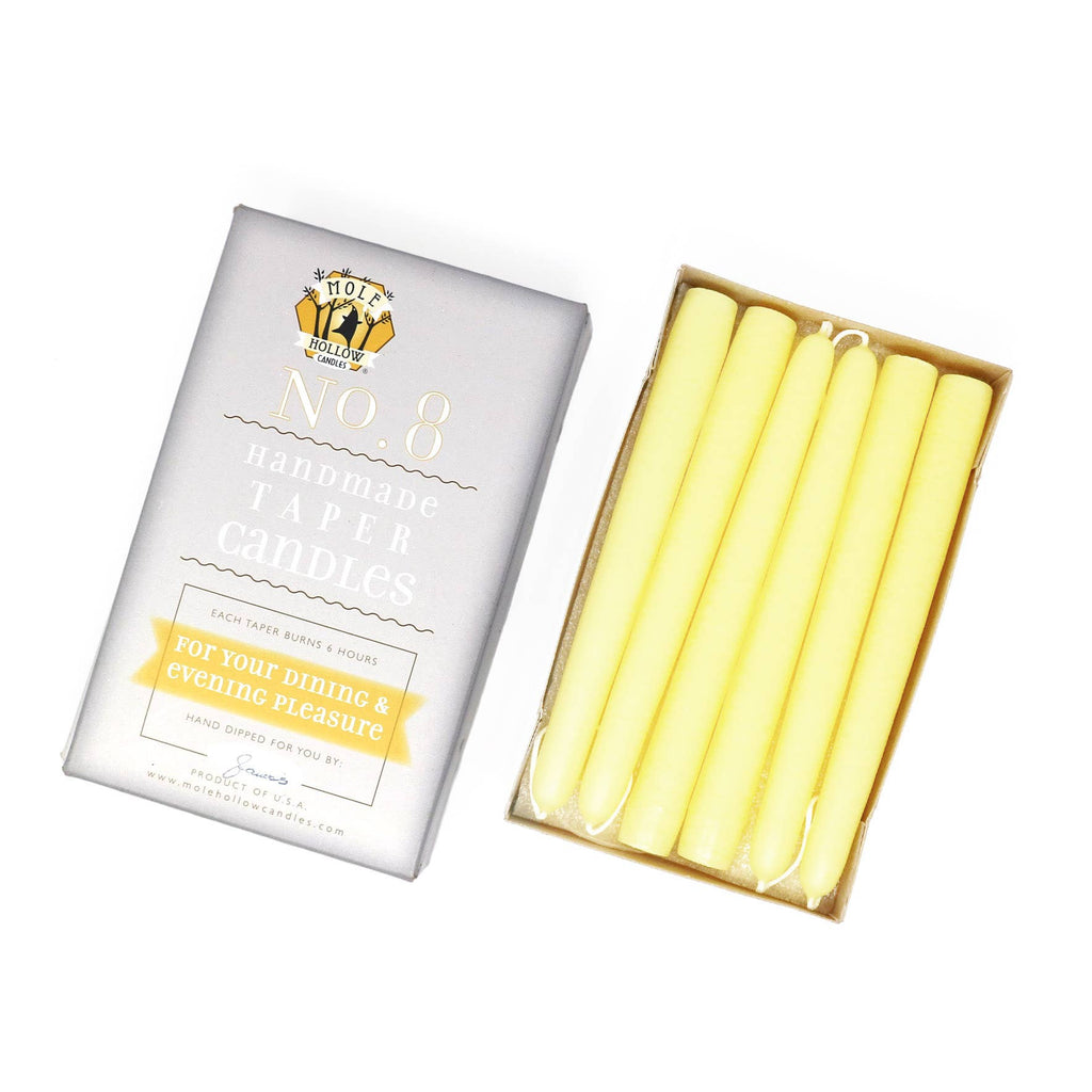 8" Taper Candles - Choose from 39 colors!
