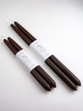 Chestnut | Dipped Beeswax Taper Candles | All Natural