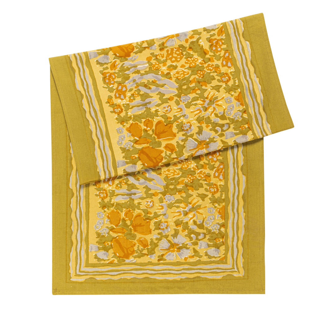 Jardin Mustard & Grey | Runner